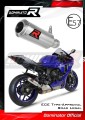 YZF R1 R1M 1000 RN49 Homologated EXHAUST Yamaha Muffler Auspuff Sportauspuff Silencer Echappement Silencieux Scarico Scarichi Escape Wydech Tłumik GP 2017 - 2019 ECE Type approval DOMINATOR