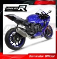 decat silenciador central DOMINATOR Mid Pipe compatible con la motocicleta YZF R1 1000 2020  2022 3