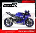 decat mid muffler DOMINATOR Mid Pipe fits the motorcycle YZF R1 1000 2020   2022 4