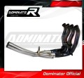 decat silenciador central DOMINATOR Mid Pipe compatible con la motocicleta YZF R1 1000 2020  2022 5