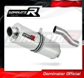 exhaust muffler DOMINATOR oval fits the motorcycle Benelli TRK 502 X 2018   2021 2