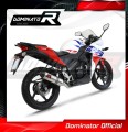 complete exhaust system with muffler DOMINATOR Full System HP3 fits the motorcycle Honda CBR 150 R 2011   2016 3