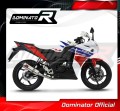complete exhaust system with muffler DOMINATOR Full System HP3 fits the motorcycle Honda CBR 150 R 2011   2016 4