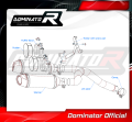 YAMAHA FZ6 FAZER S1 wydech Tłumik HP3 2004 - 2010 + dB killer medium