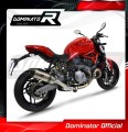 escape silenciador DOMINATOR HP1 compatible con la motocicleta Ducati MONSTER 821 2018  2021 3