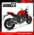 escape silenciador DOMINATOR GP compatible con la motocicleta Ducati MONSTER 821 2018  2021 3