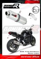 exhaust muffler DOMINATOR homologated road legal oval fits the motorcycle YAMAHA FZ1 1000 FAZER 2006   2015