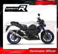 escape silenciador DOMINATOR redondo compatible con la motocicleta Yamaha FZ8 FAZER 2010  2016 3