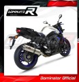 escape silenciador DOMINATOR oval compatible con la motocicleta Yamaha FZ8 FAZER 2010  2016 4