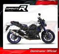 FZ 8 N / FZ8 S FAZER EXHAUST Homologated ECE Type approval - Street legal Yamaha Muffler Auspuff Sportauspuff Silencer Echappement Silencieux Scarico Scarichi Escape Wydech Tłumik Carbon End Cap HP1 2010 - 2016 DOMINATOR 3