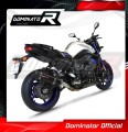 escape silenciador DOMINATOR homologado HP1 negro compatible con la motocicleta FZ 8 N / FZ8 S FAZER 2010  2016 2