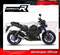 FZ 8 N / FZ8 S FAZER EXHAUST Black Homologated ECE Type approval - Street legal Yamaha Muffler Auspuff Sportauspuff Silencer Echappement Silencieux Scarico Scarichi Escape Wydech Tłumik Carbon End Cap HP1 2010 - 2016 DOMINATOR 3