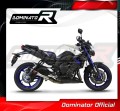 escape silenciador DOMINATOR homologado GP negro compatible con la motocicleta FZ 8 N / FZ8 S FAZER 2010  2016 3
