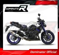escape silenciador DOMINATOR homologado OVAL compatible con la motocicleta FZ 8 N / FZ8 S FAZER 2010  2016 5