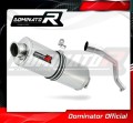 escape silenciador DOMINATOR oval compatible con la motocicleta Honda CB 600F HORNET 1998  2002 2