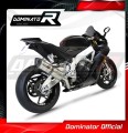 RSV4 R APRC Factory EXHAUST Aprilia Muffler Auspuff Sportauspuff Silencer Echappement Silencieux Scarico Scarichi Escape Wydech Tłumik Carbon End Cap HP1 2011 - 2015 Dominator 2