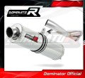 escape silenciador DOMINATOR redondo compatible con la motocicleta Honda NTV 650 REVERE 1988  1997 2