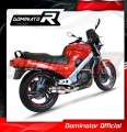 escape silenciador DOMINATOR GP1 compatible con la motocicleta Honda NTV 650 REVERE 1988  1997 3