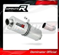 escape silenciador DOMINATOR oval compatible con la motocicleta BMW K1200R 2005  2009 2