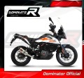 KTM 390 Adventure 2020 - 2021 motorcycle Exhaust Muffler Auspuff Sportauspuff Silencer Echappement Silencieux Scarico Scarichi Escape Wydech Tłumik HP1 Carbon End Cap Dominator 3
