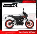 sistema de escape completo con silenciador DOMINATOR Full System GP negro compatible con la motocicleta Yamaha MT 125 2020  2