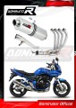 sistema de escape completo con silenciador DOMINATOR Full System oval compatible con la motocicleta Suzuki GSF 650 BANDIT N / S 2005  2006