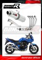 sistema de escape completo con silenciador DOMINATOR Full System redondo compatible con la motocicleta Suzuki GSF 650 BANDIT N / S 2005  2006
