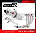 sistema de escape completo con silenciador DOMINATOR Full System redondo compatible con la motocicleta Suzuki GSF 650 BANDIT N / S 2005  2006 2