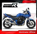 escape silenciador DOMINATOR HP1 compatible con la motocicleta Suzuki GSF 650 BANDIT N / S 2005  2006 4