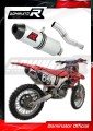 CRF 250 R EXHAUST Honda Muffler Auspuff Sportauspuff Silencer Echappement Silencieux Scarico Scarichi Escape Wydech Tłumik Carbon Tip MX 2004 - 2005 Dominator 