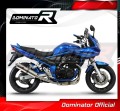 escape silenciador DOMINATOR redondo compatible con la motocicleta Suzuki GSF 650 BANDIT N / S 2005  2006 4
