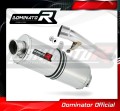 escape silenciador DOMINATOR oval compatible con la motocicleta Suzuki GSF 650 BANDIT N / S 2005  2006 2