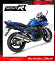 escape silenciador DOMINATOR oval compatible con la motocicleta Suzuki GSF 650 BANDIT N / S 2005  2006 3