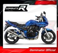 escape silenciador DOMINATOR oval compatible con la motocicleta Suzuki GSF 650 BANDIT N / S 2005  2006 4