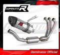 sistema de escape completo con silenciador DOMINATOR Full System HP5 compatible con la motocicleta Yamaha MT 09 2021  2023 2