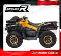 escape silenciador DOMINATOR HP7 compatible con la motocicleta Can am Outlander 650 2013  2017 4