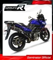 escape silenciador DOMINATOR HP1 negro compatible con la motocicleta Suzuki DL 650 VStrom 2004  2006
