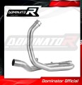 decat silenciador central DOMINATOR Mid Pipe compatible con la motocicleta SUZUKI SFV 650 GLADIUS 2009  2015 2