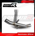 decat silenciador central DOMINATOR Mid Pipe compatible con la motocicleta Ducati Multistrada 950 / 950 S 2017  2020 2