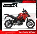 decat silenciador central DOMINATOR Mid Pipe compatible con la motocicleta Ducati Multistrada 950 / 950 S 2017  2020 4