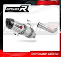 escape silenciador DOMINATOR HP1 compatible con la motocicleta Piaggio Vespa GTS 125 2007  2012 2