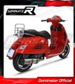 escape silenciador DOMINATOR HP1 compatible con la motocicleta Piaggio Vespa GTS 125 2007  2012 3