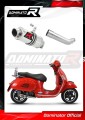 escape silenciador DOMINATOR GP1 compatible con la motocicleta Piaggio Vespa GTS 125 2007  2012