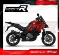 exhaust muffler DOMINATOR HP3 BLACK fits to Ducati Multistrada 1260 Enduro 2019  2020 2