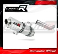 escape silenciador DOMINATOR oval compatible con la motocicleta Piaggio Vespa GTS 125 2007  2012 2