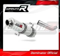 escape silenciador DOMINATOR redondo compatible con la motocicleta Piaggio Vespa GTS 125 2007  2012 2