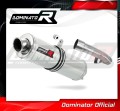 escape silenciador DOMINATOR redondo compatible con la motocicleta Honda CBR 600 F1 1987  1990 2