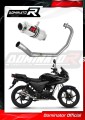 complete exhaust system with muffler DOMINATOR Full System GP1 fits to Honda CBF 125 2009  2014