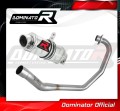 sistema de escape completo con silenciador DOMINATOR Full System GP1 compatible con la motocicleta Honda CBF 125 2009  2014 2
