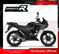 sistema de escape completo con silenciador DOMINATOR Full System GP1 compatible con la motocicleta Honda CBF 125 2009  2014 4
